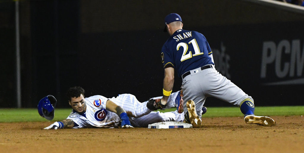 Brewers Cubs Baseball - Game 3